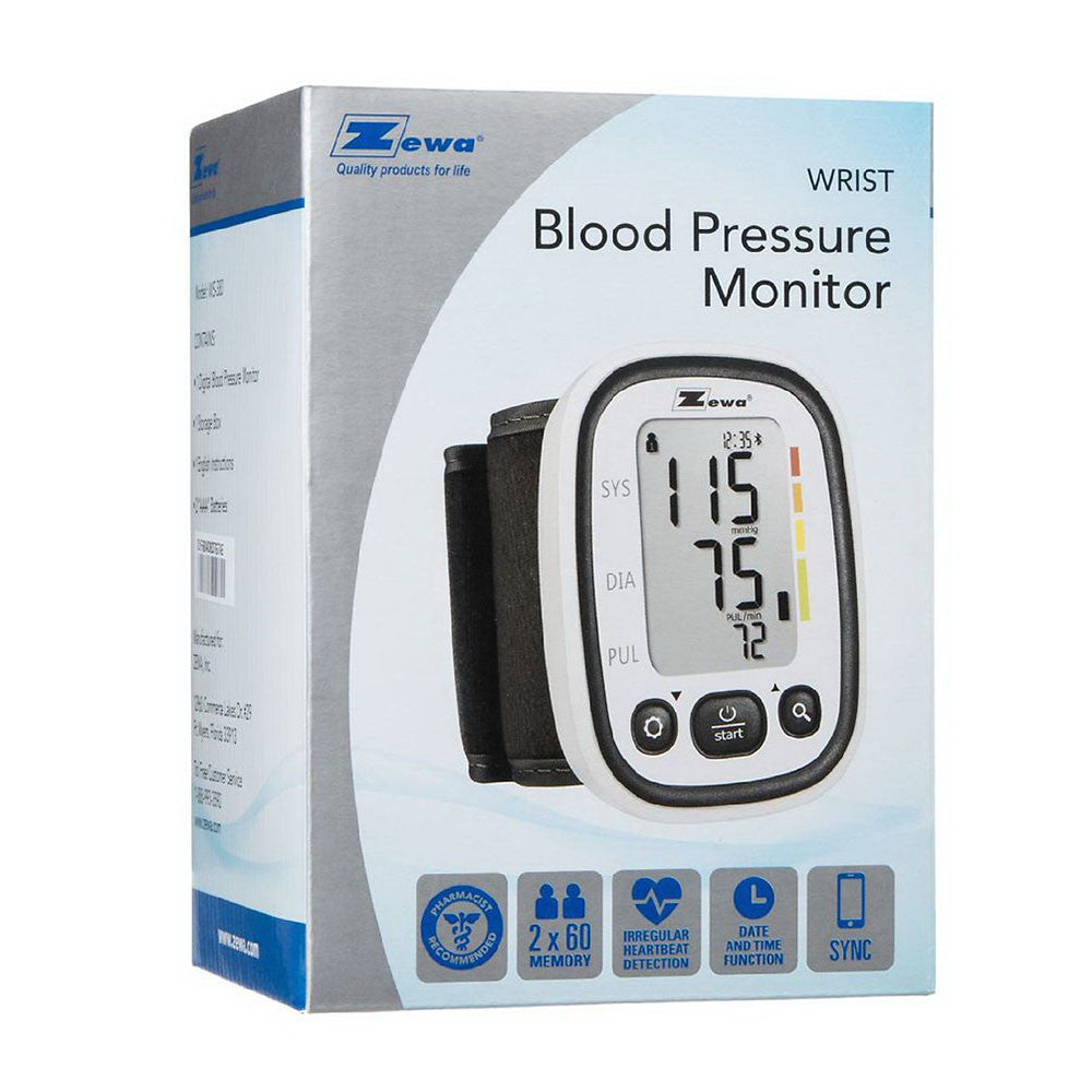 Zewa Wrist Blood Pressure Monitor, 1 Ea